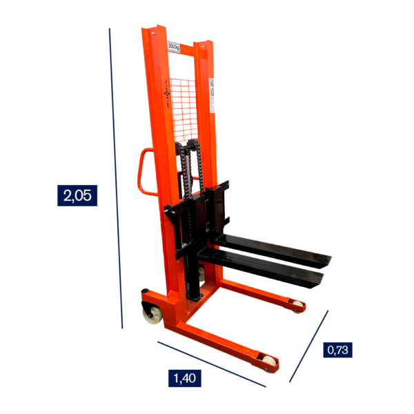 02 Empilhadeiras Hidráulica Manual - 2000kg - 2 toneladas (c/ FRETE incluso) - Image 3