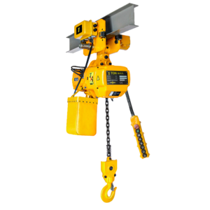 Talha Elétrica 1.000kg - 9m de Corrente - 220/380V com Troller - 1 Tonelada