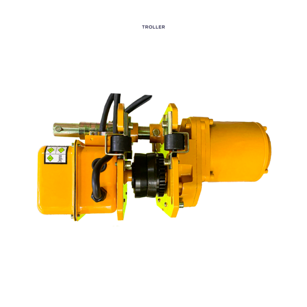 Talha Elétrica 1.000kg - 9m de Corrente - 220/380V com Troller - 1 Tonelada - Imagem 4