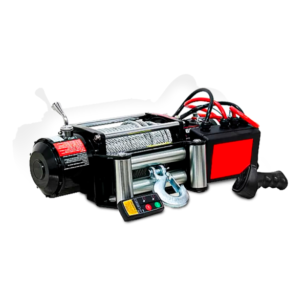 Guincho Elétrico 12000lbs - 5443 kg -12v - para Jipe