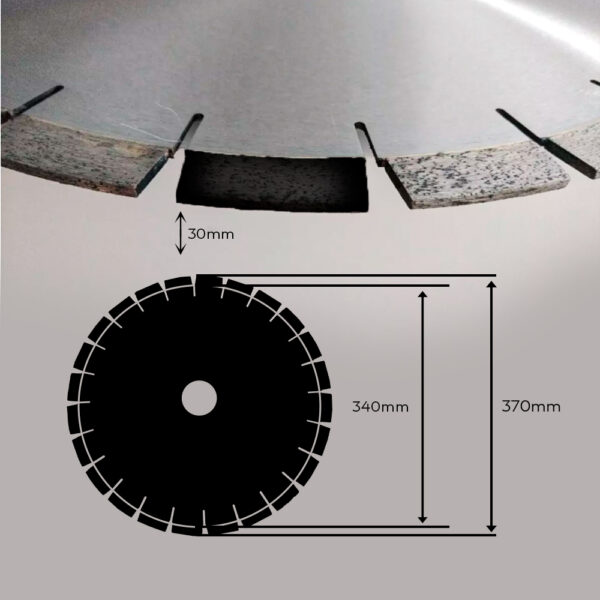 Serra Diamantada Silenciosa 350mm FASON - Image 3