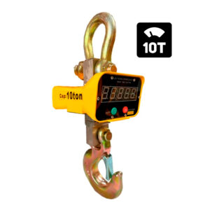 Balança Digital de Gancho - Dinamômetro 10.000kg - 10 Toneladas c/ Bateria Recarregável