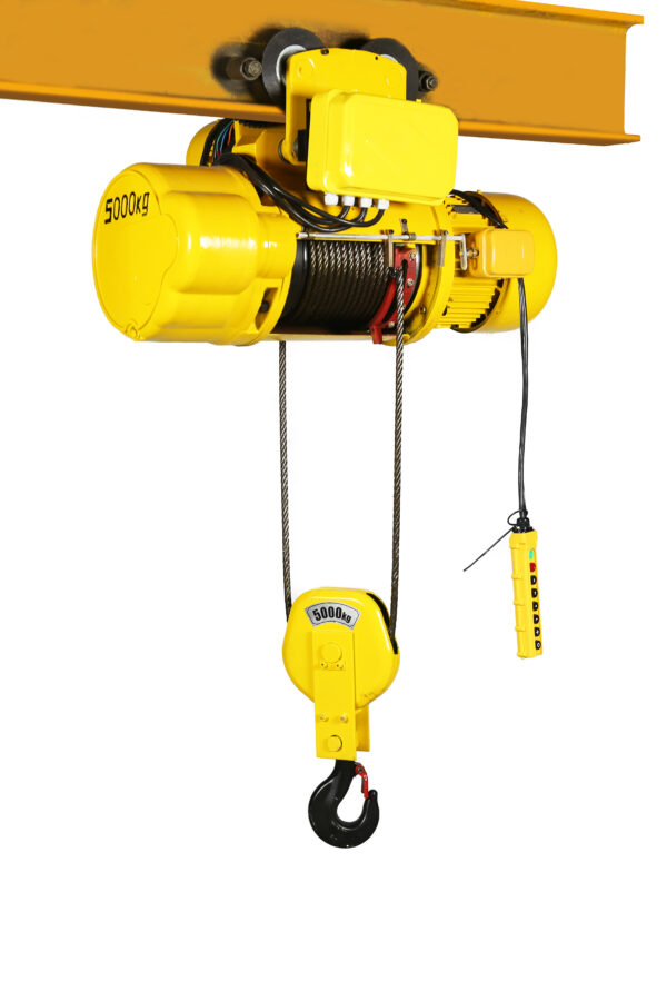 Talha Elétrica 5.000kg – 9m de Cabo de Aço – Dupla Velocidade 220/380V com Troller | 5 Toneladas - Imagem 2
