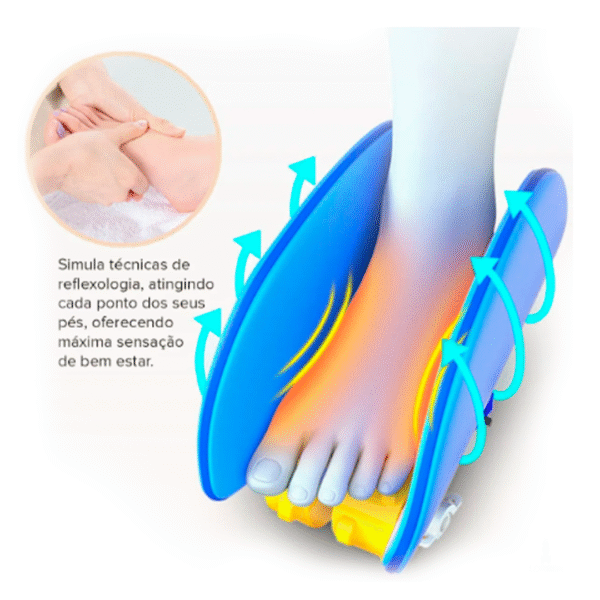 Massageador para Pés e Pernas - Elétrico 4 Níveis - Bivolt - Imagem 5